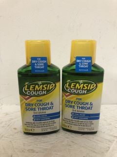 QTY OF ITEMS INC LEMSIP COUGH FOR DRY COUGH & SORE THROAT (BBE 10/2024)