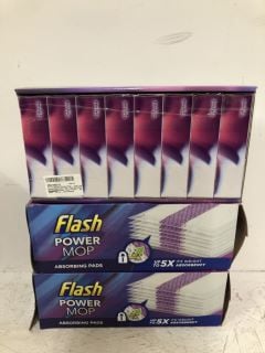 QTY OF ITEMS INC FLASH POWER MOP ABSORBING PADS