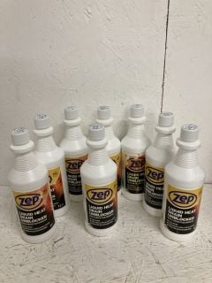 QTY OF ZEP LIQUID HEAT DRAIN UNBLOCKER FOOD AND GREASE CLOG DISSOLVER (18+ ID REQUIRED)