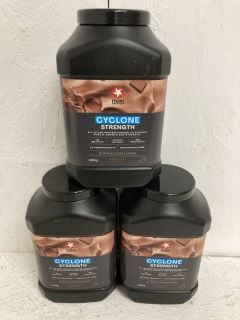 3 X MAXINUTRITION CYCLONE STRENGTH ALL-IN-ONE PROTEIN POWDER (BBE 10/2024)