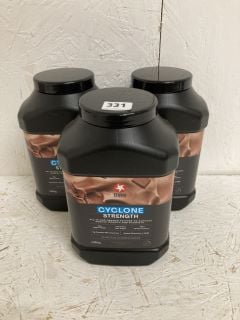 3 X MAXINUTRITION CYCLONE STRENGTH ALL-IN-ONE PROTEIN POWDER (BBE 10/2024)