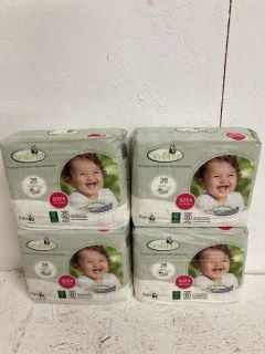 QTY OF MAMABAMBOO ECO FRIENDLY NATURAL BAMBOO NAPPIES