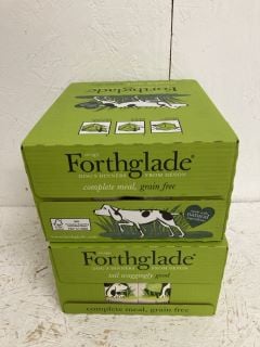 2 X FORTHGLADE DOGS DINNERS FROM DEVON GRAIN FREE (BBE JUL 2024)