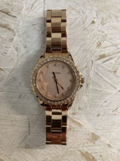 SEKONDA WOMENS ROSE GOLD WATCH