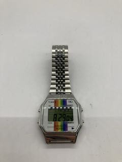 TIMEX T80 DIGITAL INDIGLO WATER-RESISTANT WATCH