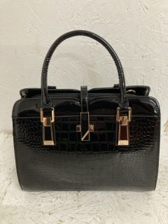 NICOLE & DORIS BLACK HANDBAG