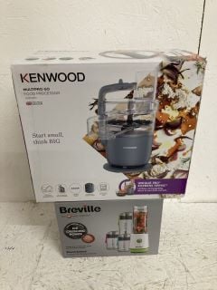 QTY OF KITCHEN ITEMS INC BREVILLE BLENDER