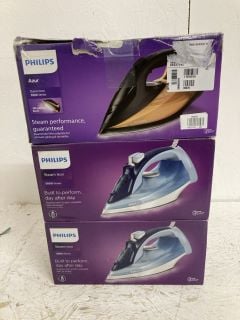 QTY OF PHILIPS IRONS