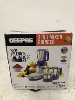 GEEPAS 3 IN 1 MIXER GSB 44067