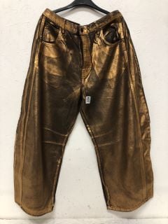 GOLD/OR TROUSERS SIZE: 32 RRP: £140