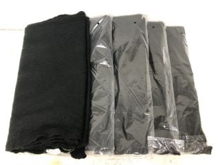 5 X RANGELEY RECYCLED SCARF RRP: £200 (BLACK)