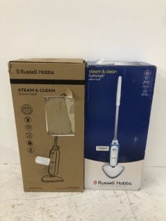 2 X RUSSELL HOBBS STEAM & CLEAN STEAM MOPS