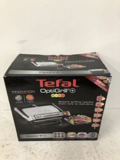 TEFAL OPTIGRILL+ GC713D40 INTELLIGENT HEALTH GRILL, 6 AUTOMATIC SETTINGS, STAINLESS STEEL, 2000W, 4-6 PORTIONS, 14.57 X 14.17 X 6.5 CM RRP: £119