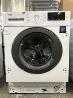 BEKO INTEGRATED WASHING MACHINE ( 8 KG ) - MODEL WTIK84121 - RRP.£299 (EX-DISPLAY)