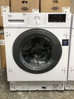 BEKO INTEGRATED WASHING MACHINE ( 8 KG ) - MODEL WTIK84121 - RRP.£299 (EX-DISPLAY)