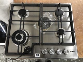 ZANUSSI STAINLESS STEEL INTEGRATED GAS HOB - MODEL ZGH66424XX - RRP.£149 (EX-DISPLAY)