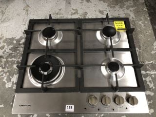 GRUNDIG STAINLESS STEEL INTEGRATED GAS HOB - MODEL GIGA6234250X (EX-DISPLAY)