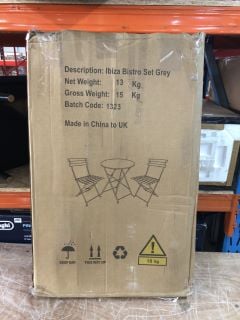 IBIZA BISTRO SET GREY