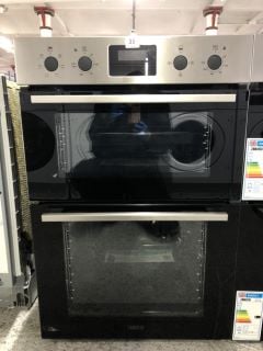 ZANUSSI BUILT - IN DOUBLE OVEN - MODEL ZKHNL3X1 - RRP.£498 (EX-DISPLAY)