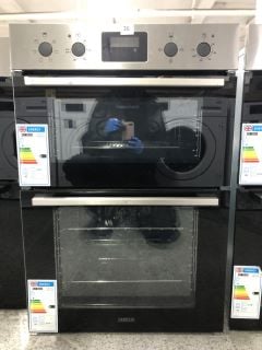 ZANUSSI BUILT - IN DOUBLE OVEN - MODEL ZKHNL3X1 - RRP.£498 (EX-DISPLAY)