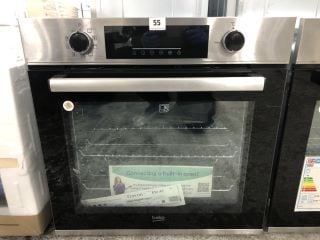 BEKO BUILT - IN SINGLE OVEN - MODEL BBIE22300XFP - RRP.£249 (EX-DISPLAY)