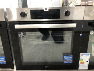 BEKO BUILT - IN SINGLE OVEN - MODEL BBIE22300XFP - RRP.£249 (EX-DISPLAY)