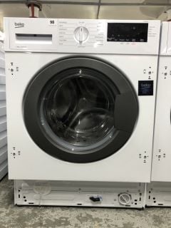 BEKO INTEGRATED WASHING MACHINE ( 8 KG ) - MODEL WTIK84121 - RRP.£299 (EX-DISPLAY)