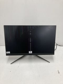 MSI 24" MONITOR MODEL G2412 (WITH POWER SUPPLY, WITH STAND, NO BOX, SMASHED SCREEN)