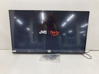 JVC 40" TV MODEL LT-40CF330 (NO REMOTE, WITH STAND NO SCREWS, NO BOX, CASE DAMAGE)