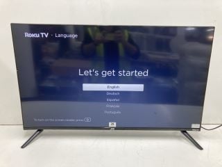 JVC 40" TV MODEL LT-40CR330 (NO REMOTE, WITH STAND, WITH BOX, CASE DAMAGE)