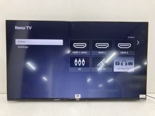 JVC 40" TV MODEL LT-40CR330 (NO REMOTE, NO STAND, WITH BOX)