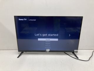 JVC 32" TV MODEL LT-32CR230 (NO REMOTE, WITH STAND, NO BOX)