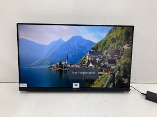 LG 27" TV MONITOR MODEL 27TQ6155-PZ (WITH POWER SUPPLY, NO REMOTE, NO STAND, NO BOX)