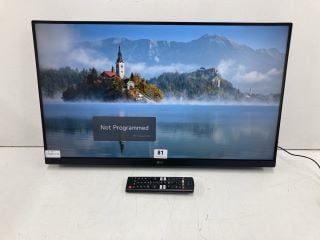 LG 27" TV MONITOR MODEL 27TQ6155-PZ (WITH POWER SUPPLY, WITH REMOTE, NO STAND, WITH BOX)