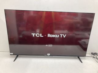 TCL 50" TV MODEL 50RP630K RRP £249.00 (WITH POWER LEAD, WITH REMOTE, NO STAND, NO BOX)