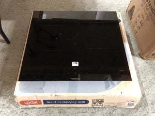 2 X LOGIK CERAMIC HOBS LCHOBKN23