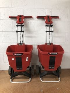 2X EINHELL POWER CHANGE SEED SPREADERS