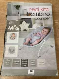 BABYCARE ITEMS TO INCLUDE A REDKITE BAMBINO BOUNCER