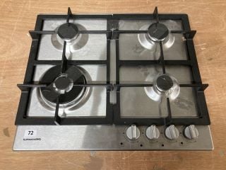 ZANUSSI FOUR RING GAS HOB MODEL ZGM66424XX RRP £249 (EX DISPLAY)