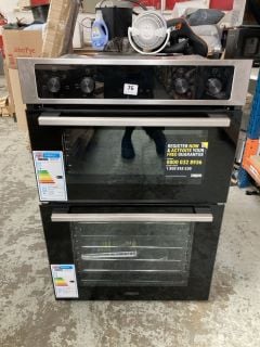 ZANUSSI DOUBLE ELECTRIC OVEN NODEL ZKHNL3X1 RRP £509 (EX DISPLAY)