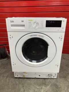 BEKO INTEGRATED 8/5KG WASHER DRYER MODEL: WDIK854451 (EX DISPLAY) RRP: £389