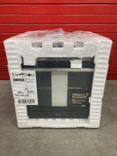 ZANUSSI INTEGRATED SINGLE OVEN MODEL: ZOHCX3X2 (EX DISPLAY) (IN PACKAGING) RRP: £349