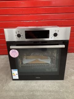 ZANUSSI INTEGRATED SINGLE OVEN MODEL: ZOHCX3X2 (EX DISPLAY)  RRP: £349