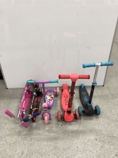 5 X KIDS SCOOTERS INC EVO