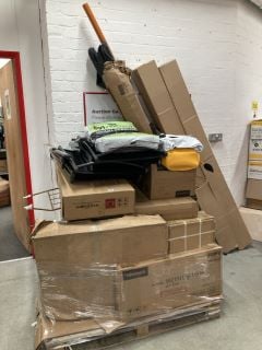 LARGE PALLET OF ITEMS INC PAPER SHREDDER