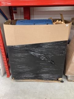 LARGE PALLET OF ITEMS INC SUITCASE, GARDEN TOOLS