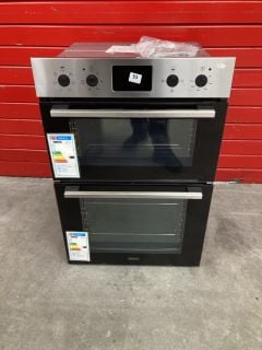 ZANUSSI INTEGRATED DOUBLE OVEN MODEL: XKHNL3X1 (EX DISPLAY) RRP: £406