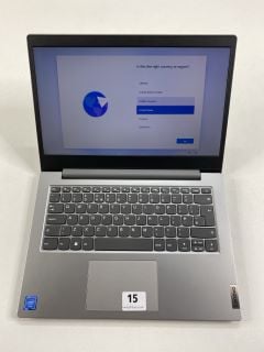 LENOVO IDEAPAD 1 14IGL05 64GB LAPTOP IN PLATINUM GREY. (WITH BOX & CHARGER). INTEL N4020, 4GB RAM,   [JPTN41385]