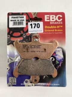 8 X EBC MOTORBIKE BRAKEPADS