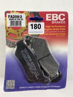 8 X EBC MOTORBIKE BRAKEPADS